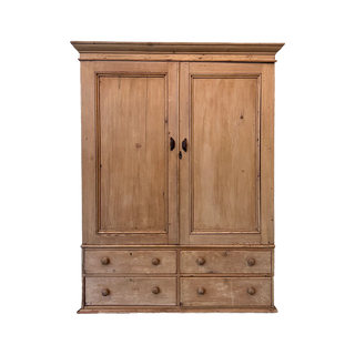 Cici English Knockdown Pine Wardrobe