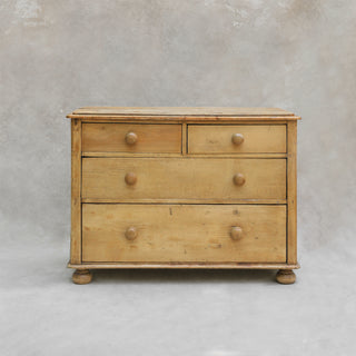 Henry Vintage Victorian Pine Chest of Drawers