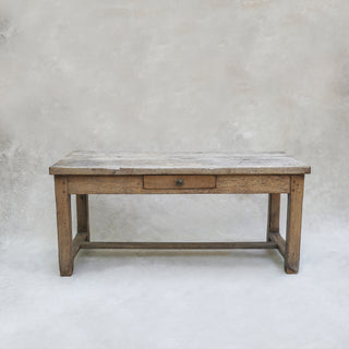 Sophia Vintage French Provencial Oak Farm Table, c. 1900