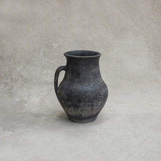 Tallulah Black Clay Vase