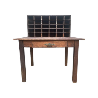 Antique Postal Sorting Desk